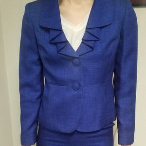 Blue Suit and Skirt Combo